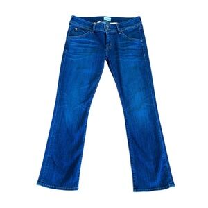Hudson Beth Baby Boot Crop Low Rise Back Flap Pockets Jean Size 27